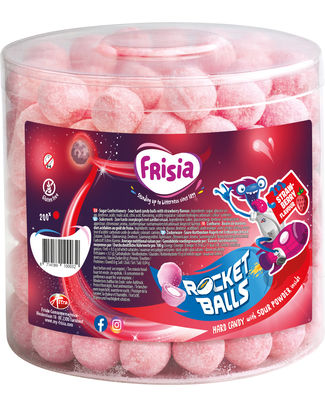 Rocket balls - Aardbei 10st.