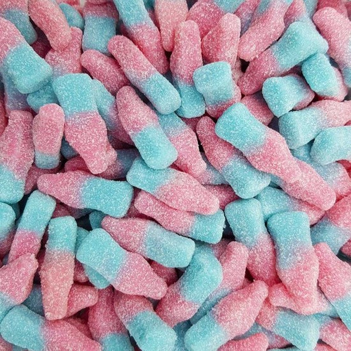Zure bubblegum flesjes