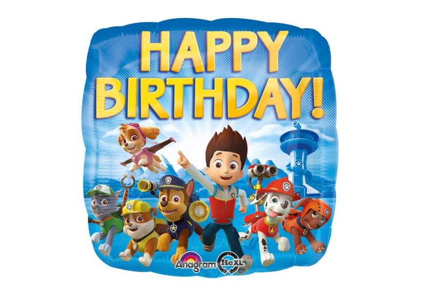Folie ballon - Paw Petrol Happy Birthday