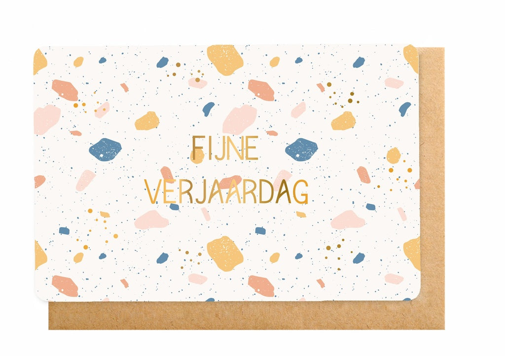 Wenskaart - Fijne verjaardag