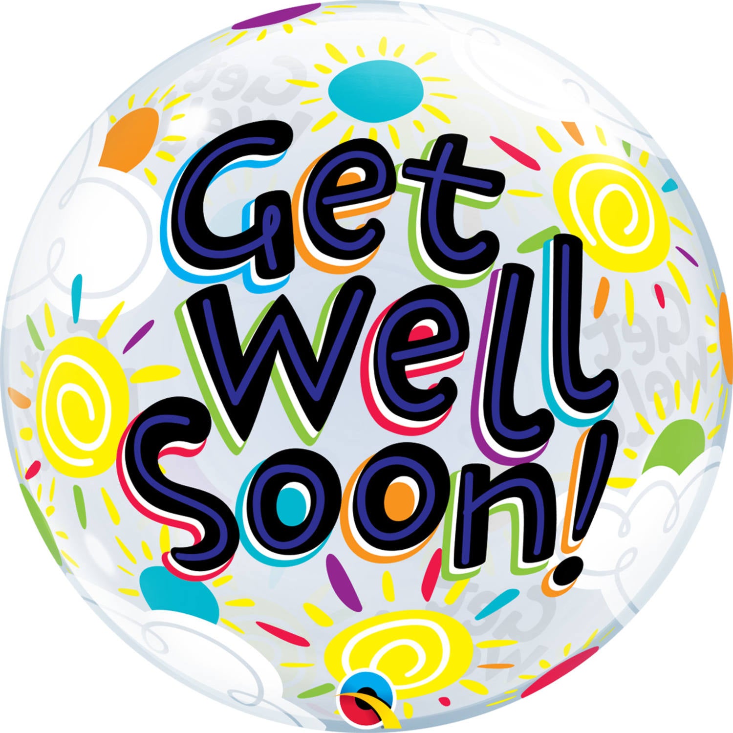 Bubble ballon - Get Well Soon!