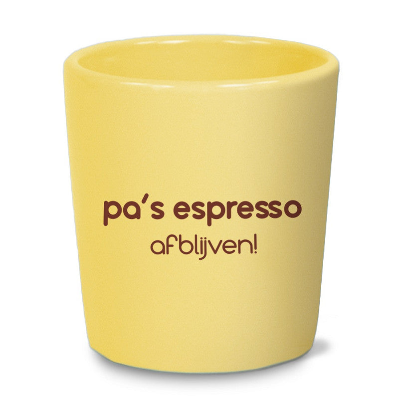 Espresso kopje - Papa