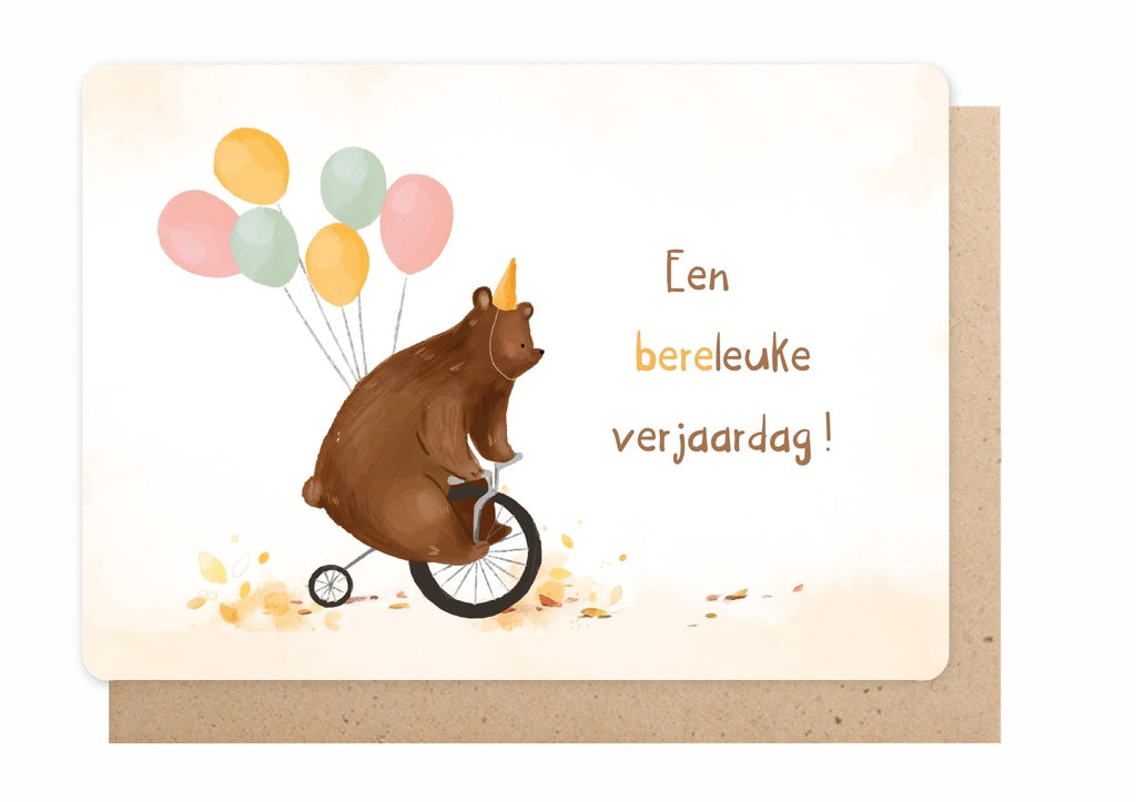 Wenskaart - Een bereleuke verjaardag!
