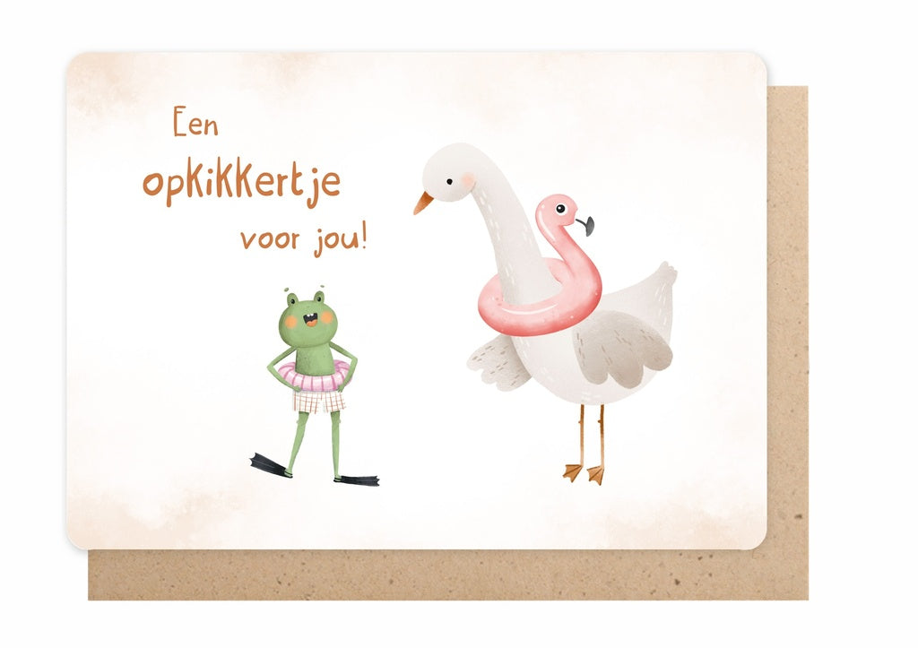 Wenskaart - Een opkikkertje voor jou!