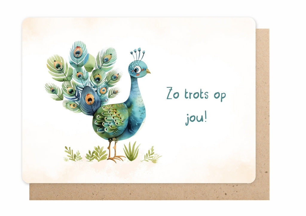 Wenskaart - Zo trots op jou!