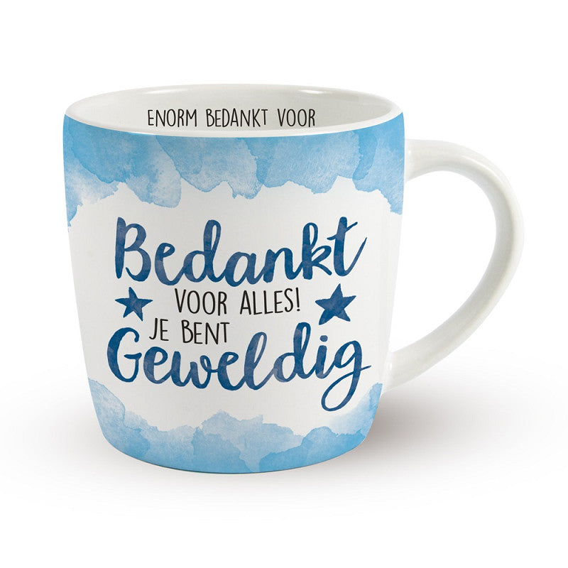 Enjoy mok - Bedankt