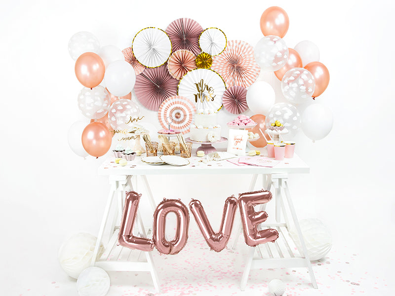 Folie ballon LOVE rosé goud
