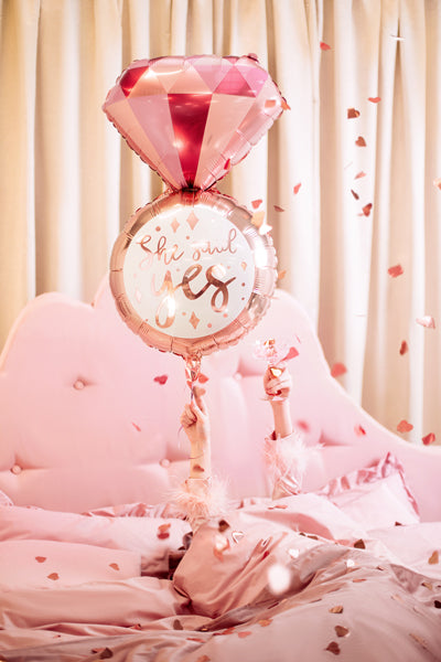 Folie ballon ring - She said Yes