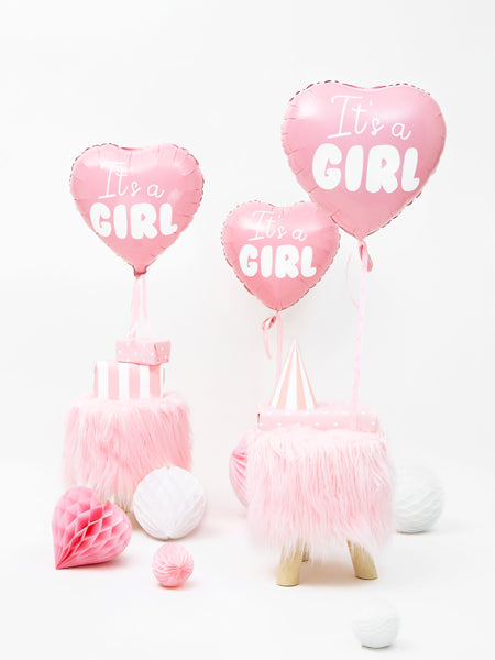 Folie ballon hartvormig - It's A Girl