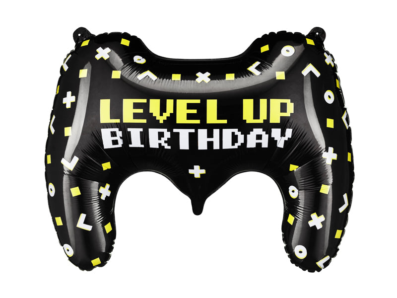 Folie ballon - Gamepad Level Up Birthday