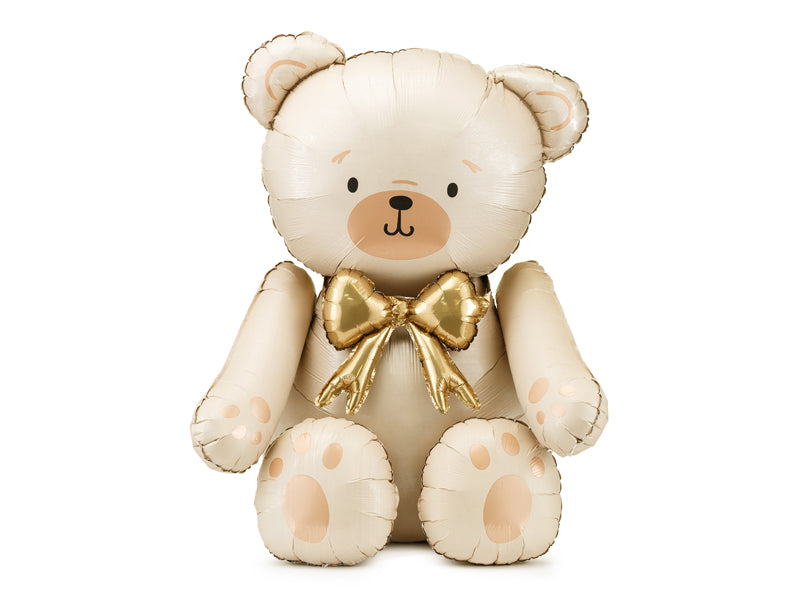 Staande folie ballon - Teddybeer groot