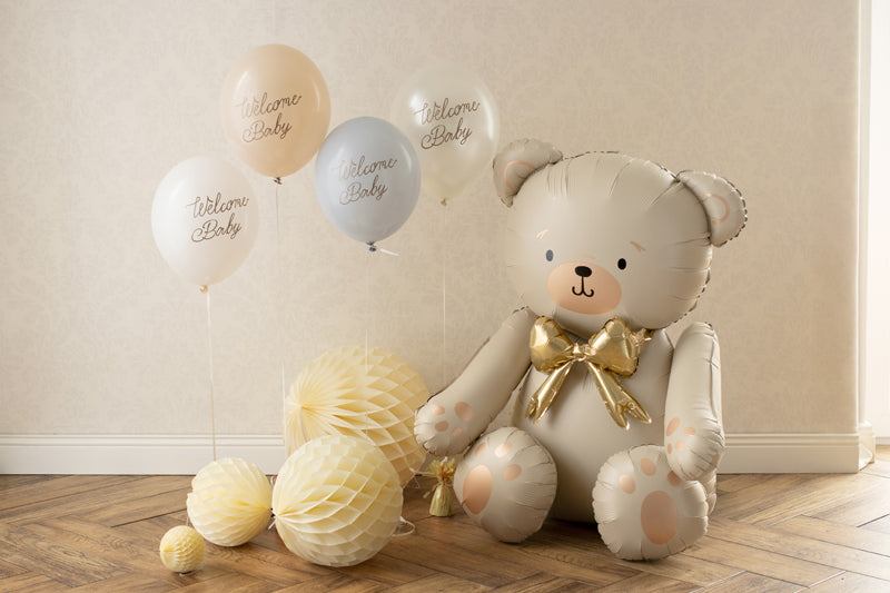 Staande folie ballon - Teddybeer groot