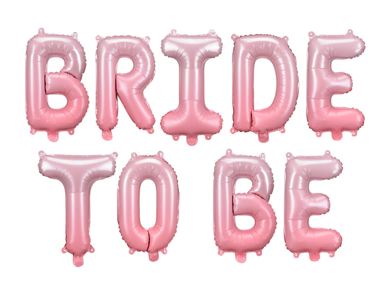 Folie ballon - Bride To Be roze