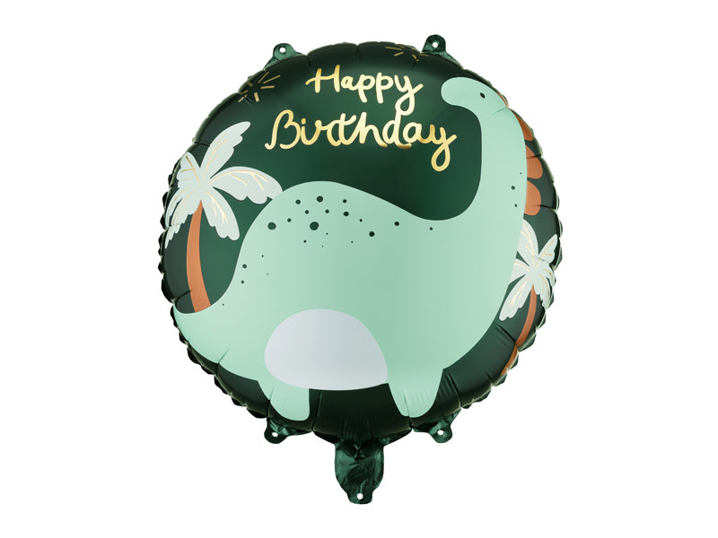 Folie ballon - Happy Birthday Brontosaurus