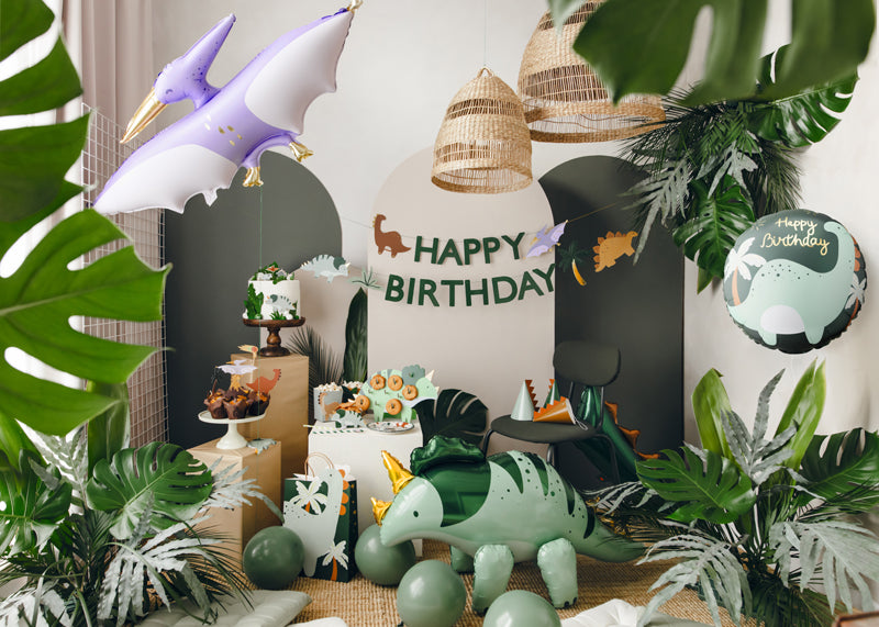 Folie ballon - Happy Birthday Brontosaurus