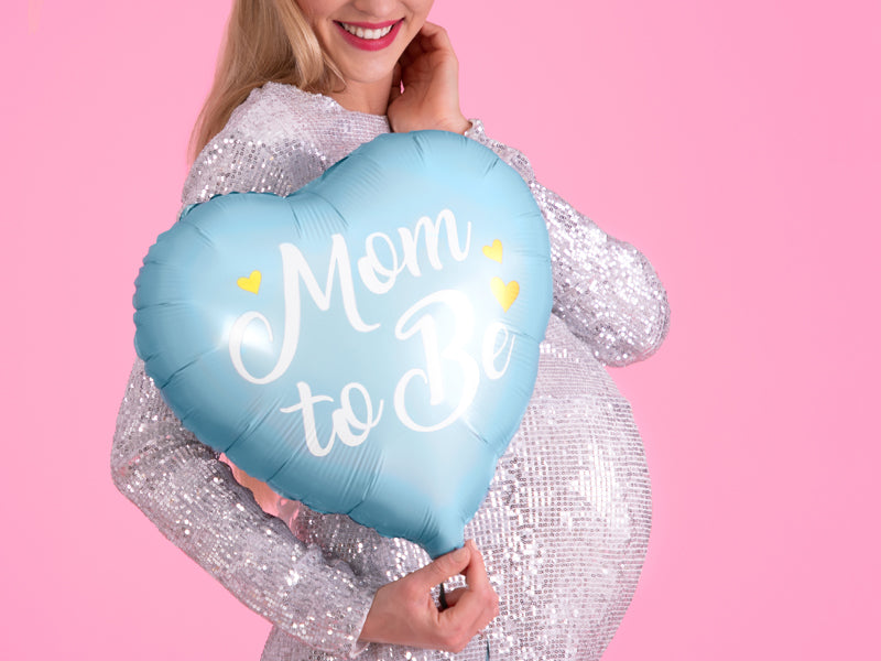 Folie ballon - Mom To Be lichtblauw