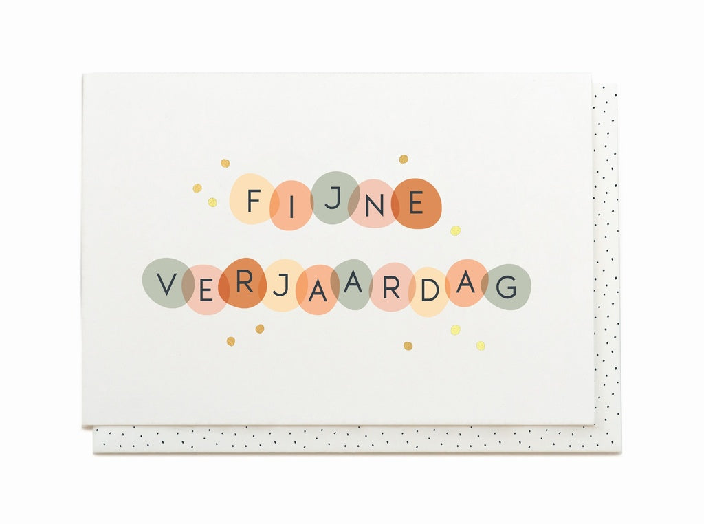 Wenskaart - Fijne verjaardag