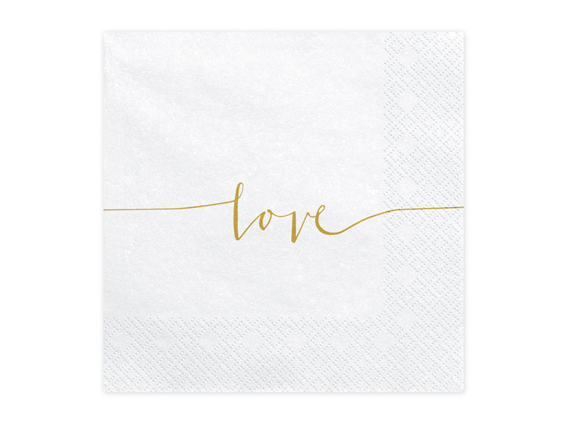 Servetten - Love 20st.