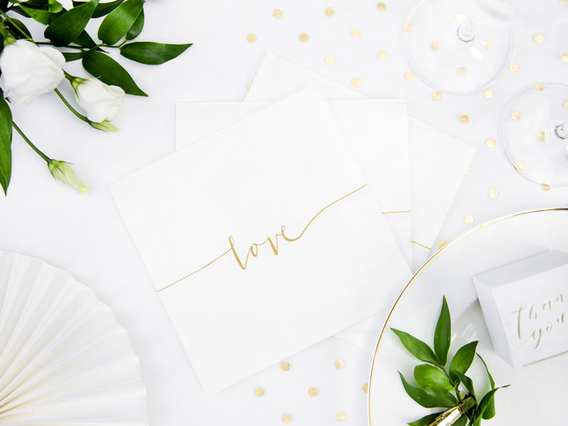 Servetten - Love 20st.