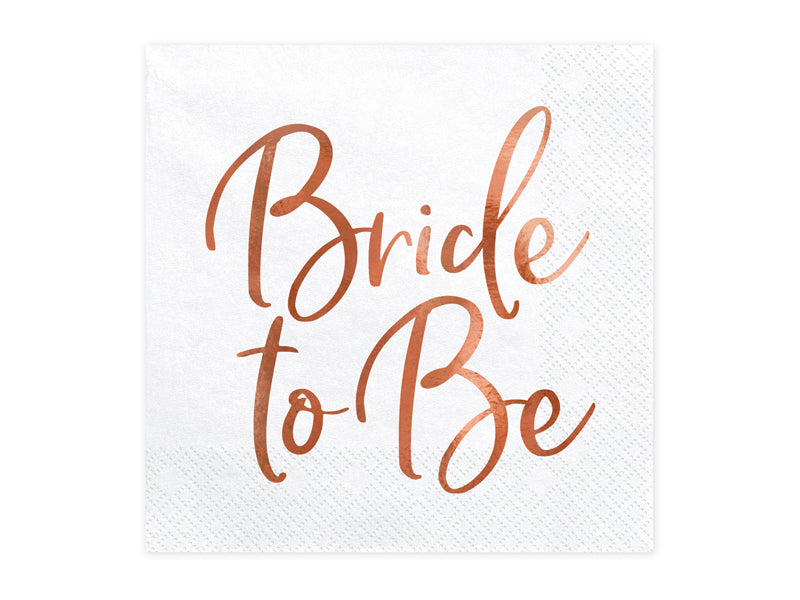 Servetten - Bride To Be 20st.