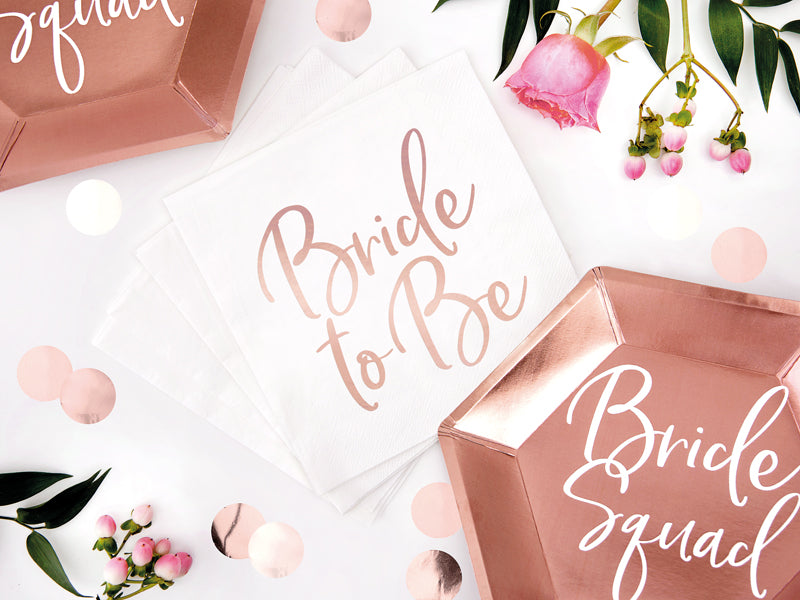 Servetten - Bride To Be 20st.