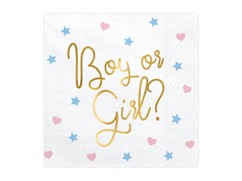 Servetten - Boy or Girl 20st.