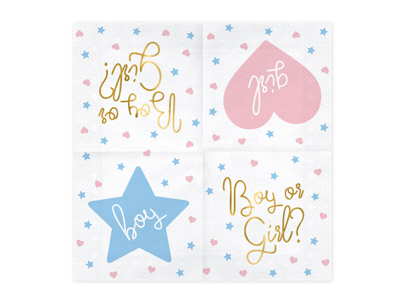 Servetten - Boy or Girl 20st.