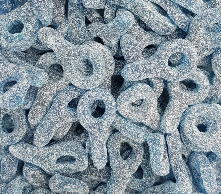 Zure blauwe tutters