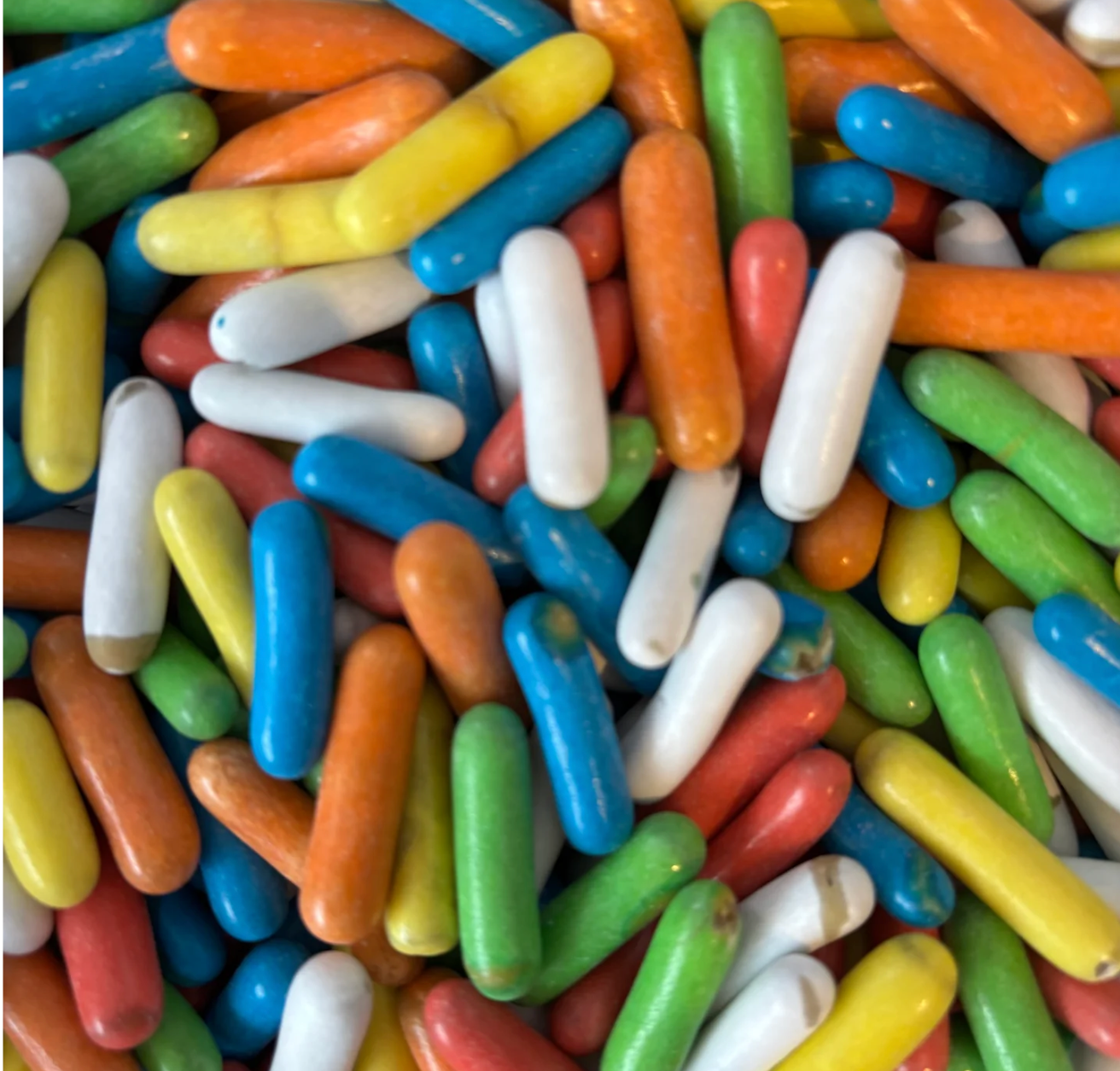 Gekleurde Dropstaafjes Dragees Fruit