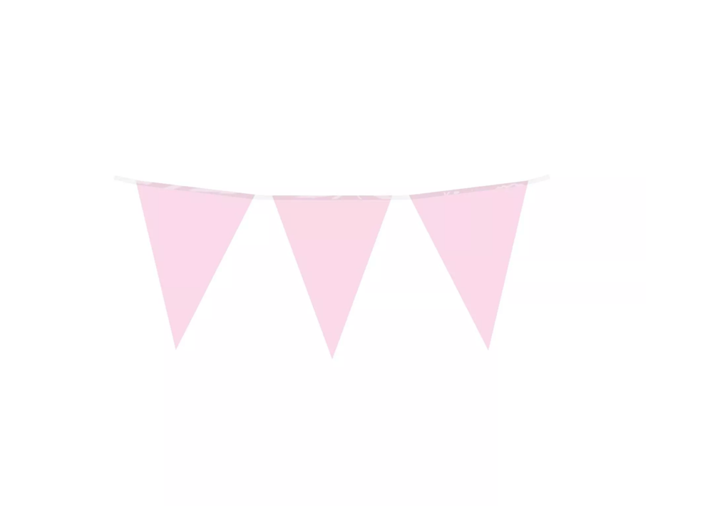 Party Vlag - Baby roze