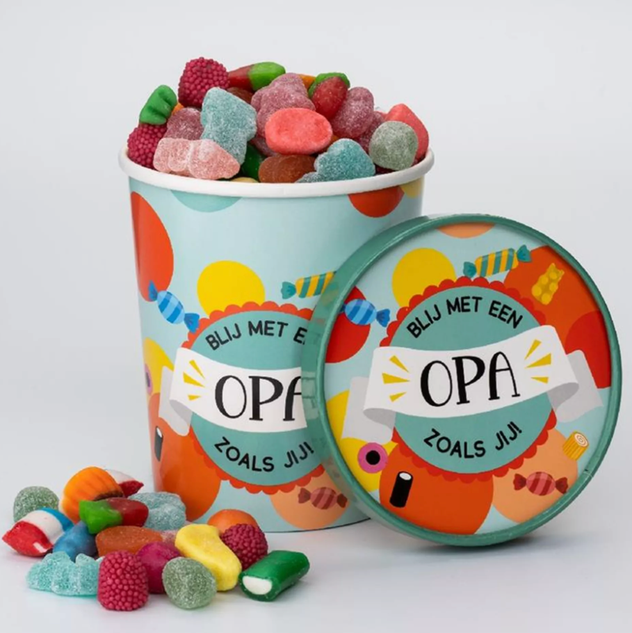 Snoepbekers - Juf,meester,mama,papa,...