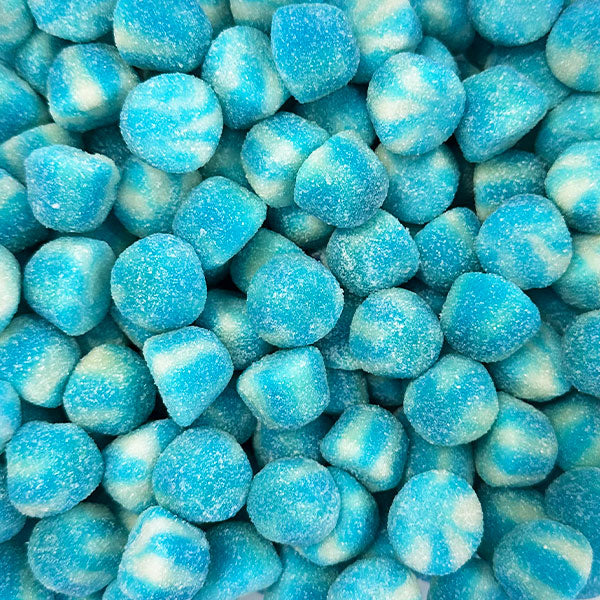Gesuikerde Blauwe Twist Buttons