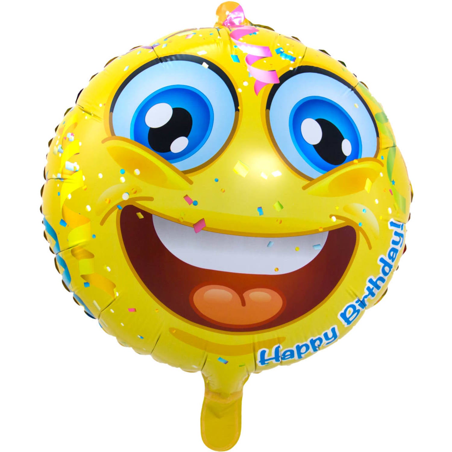 Folie ballon - Emoticon Happy Birthday