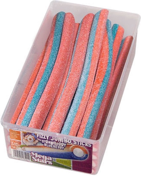 Jumbo Sticks Fizzy Bicolor