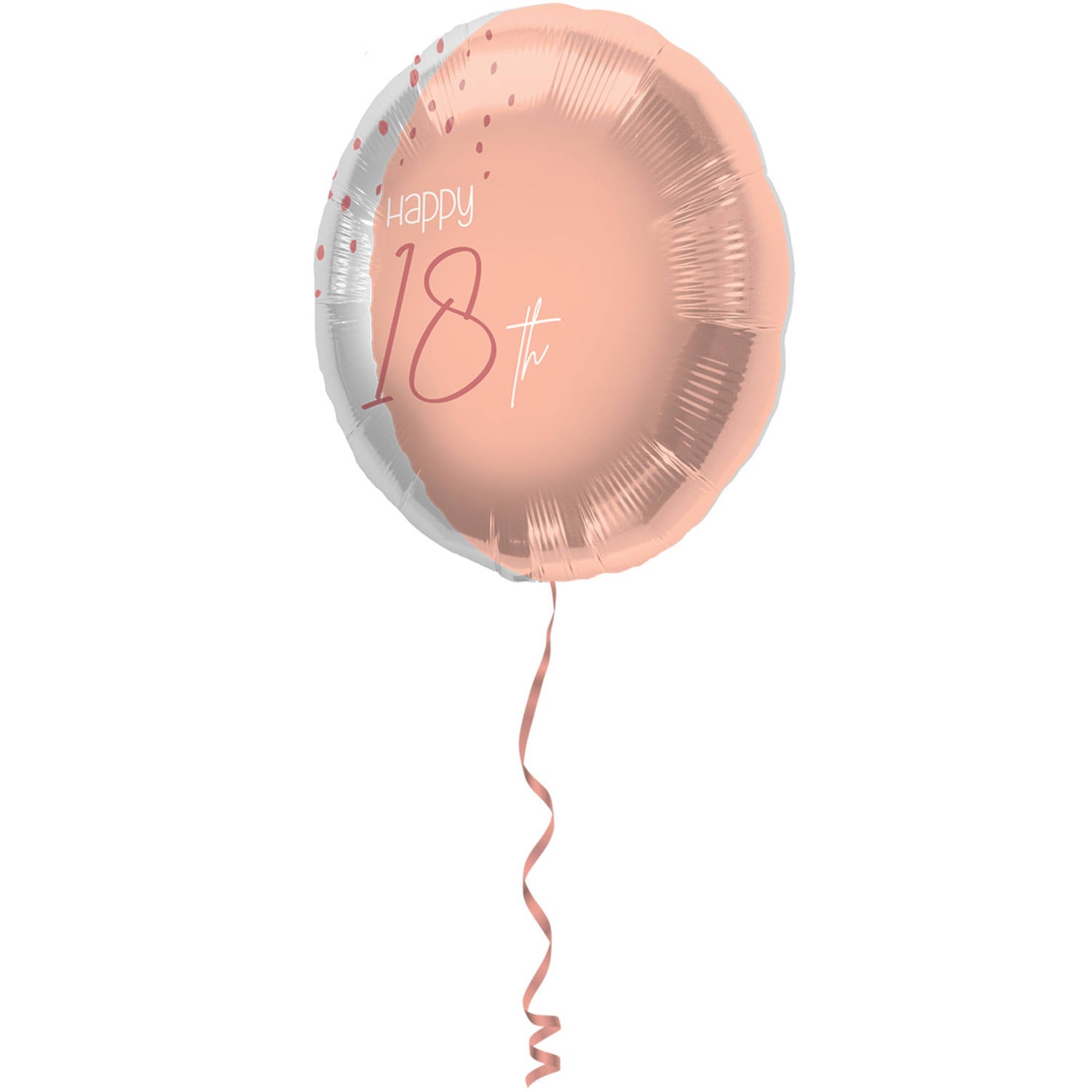 Folie ballon - Happy 18th rosé