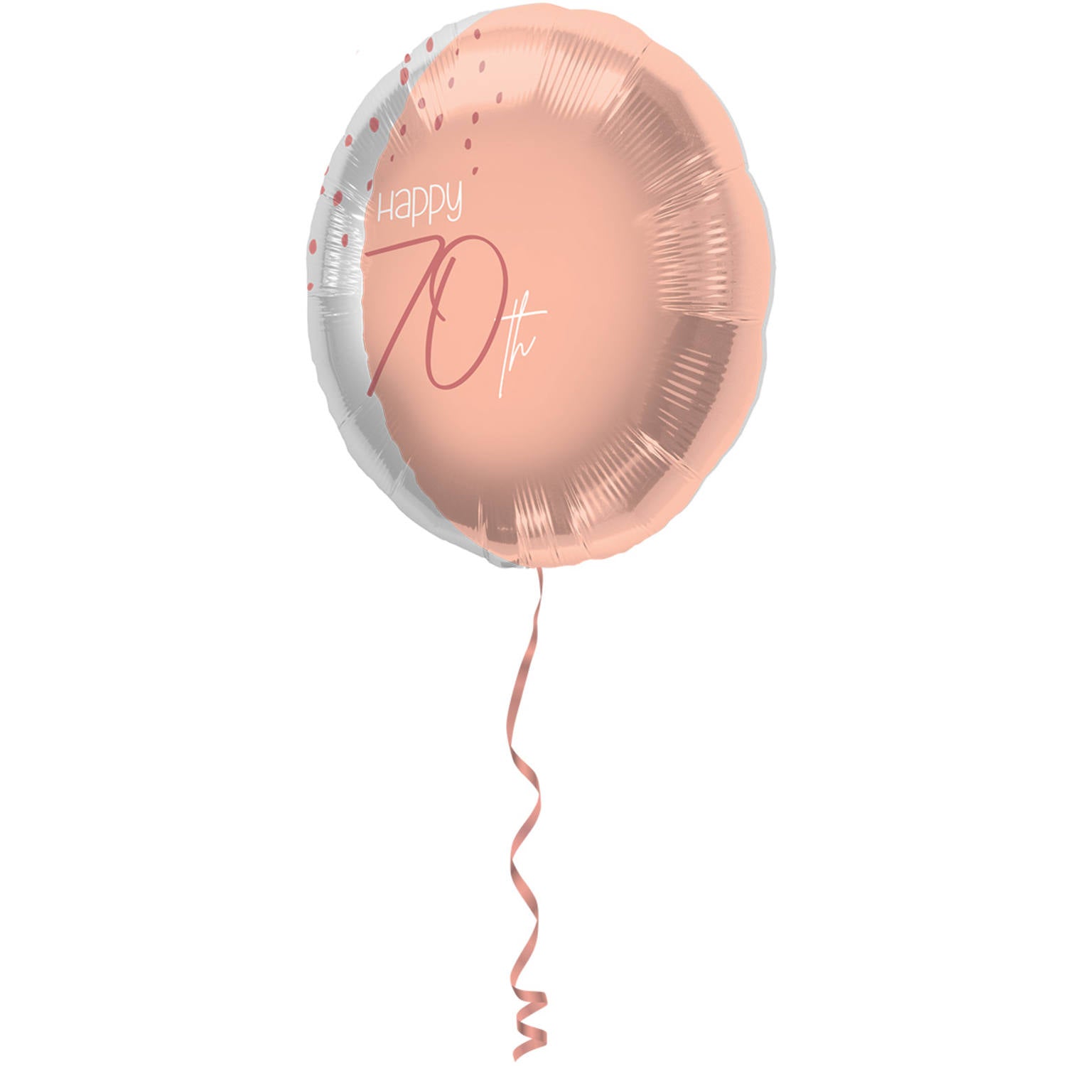 Folie ballon - Happy 70th rosé