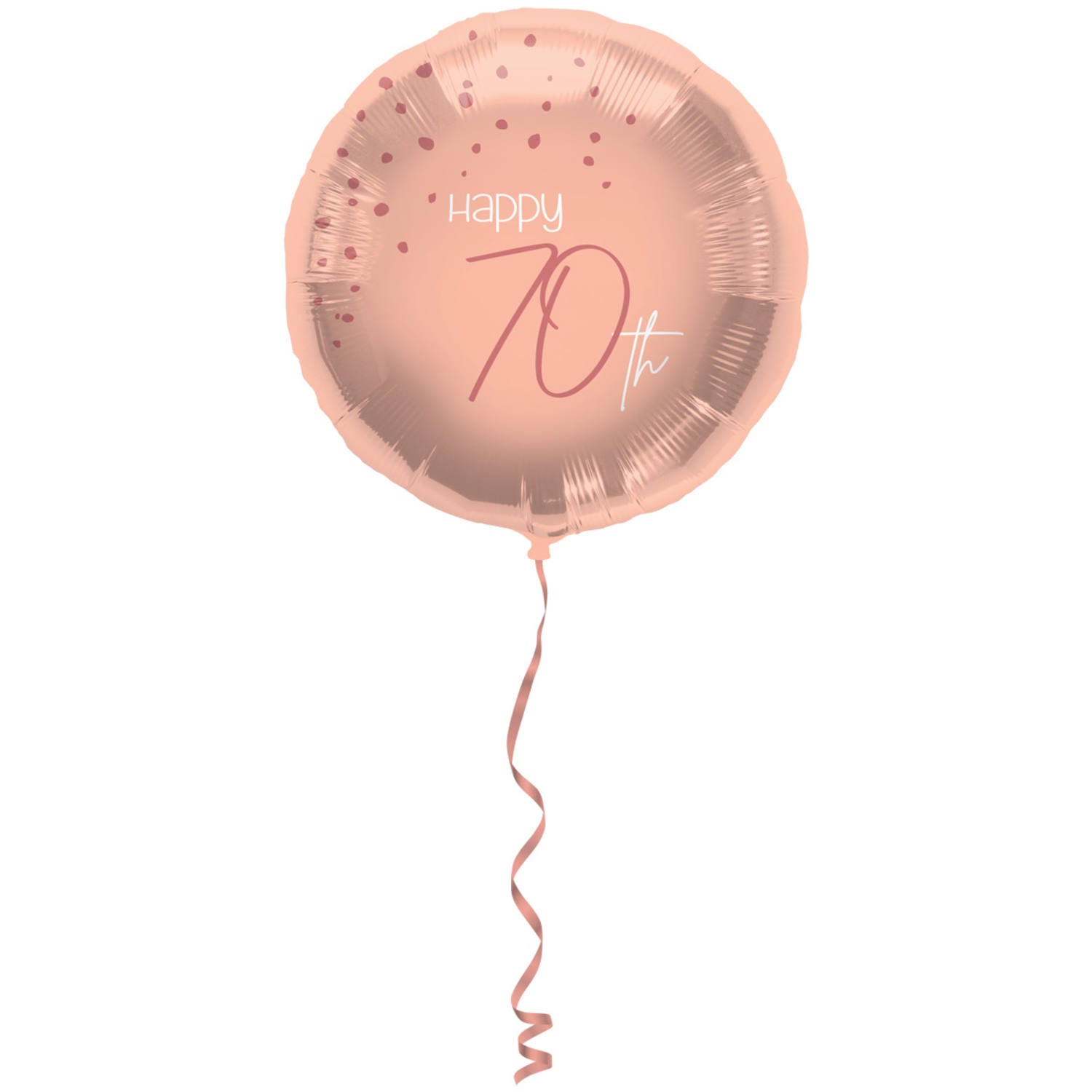 Folie ballon - Happy 70th rosé