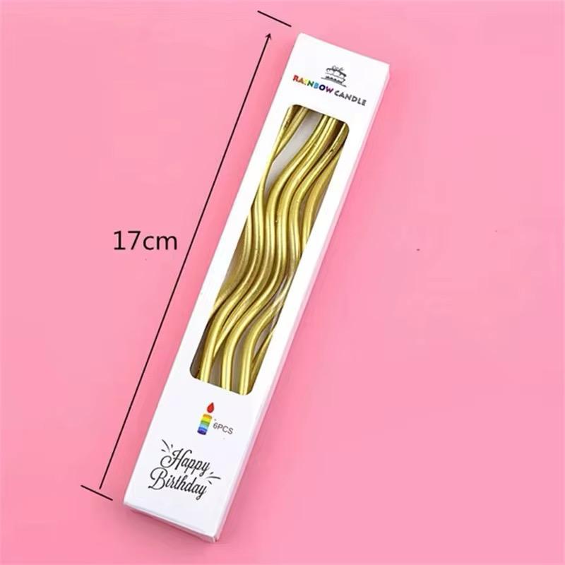 Elegante Spiraal Kaarsen - Goud