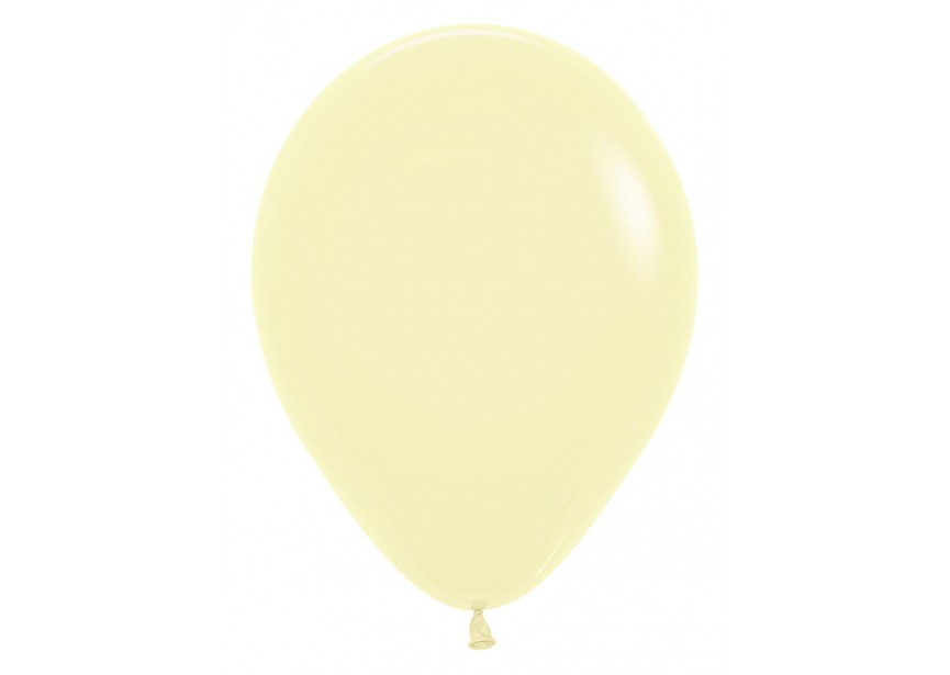Latex ballon - Pastel Matte Yellow