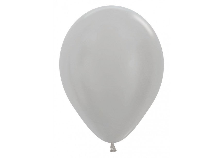 Latex ballon - Pearl Silver