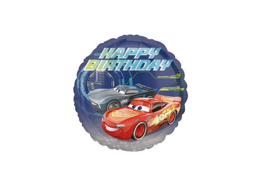 Folie ballon - Cars Happy Birthday