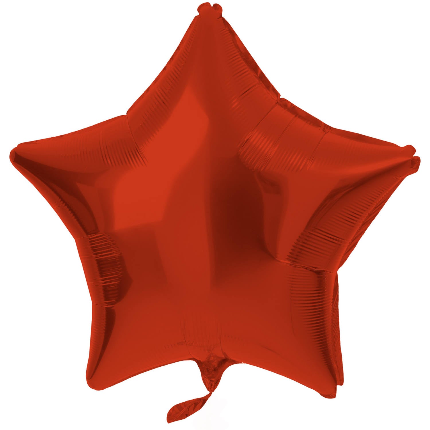 Folie ballon - Stervormig rood metallic